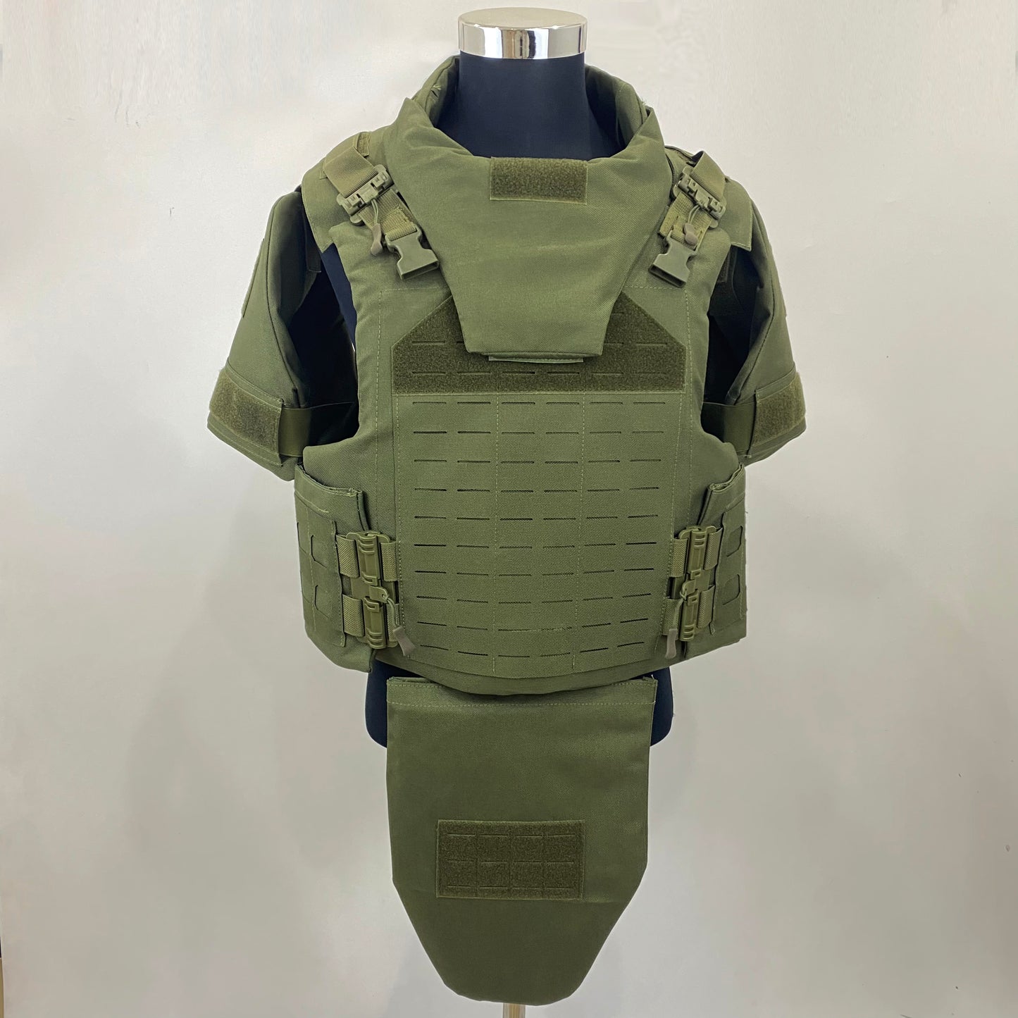 Heavy armor vest, full protection bulletproof suit with built-in bulletproof chip, NIJ IIIA bulletproof standard 1000D oxford cloth, quick-release vest, advanced protective equipment