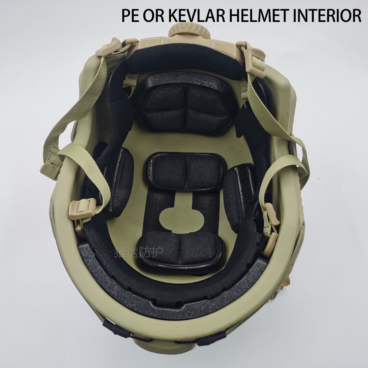 FAST helmet and helmet cover, tactical covering, multiple materials available, engineering plastic, fiberglass, PE fiber, Kevlar, CP camouflage color, regular upholstery, advanced protective equipment