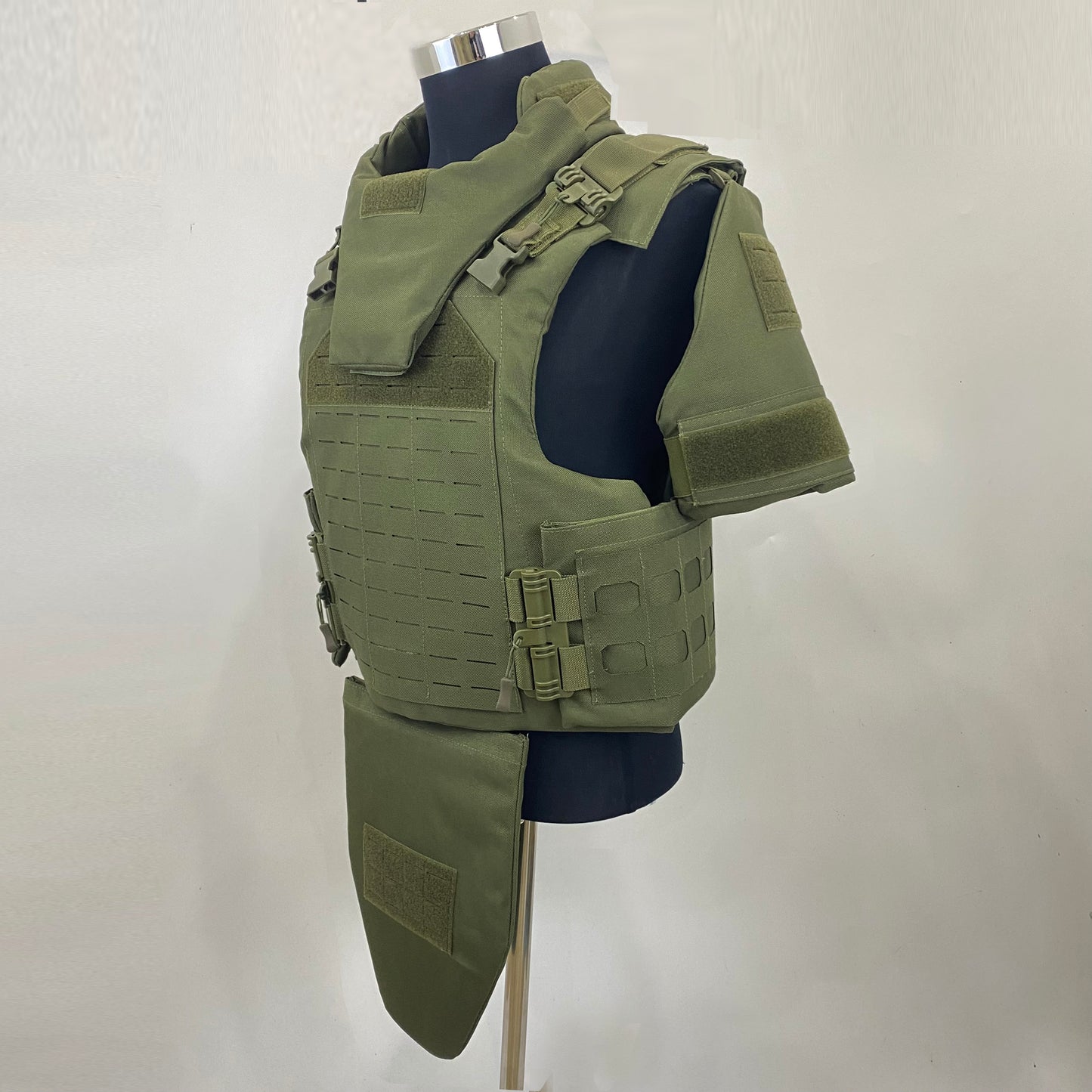 Heavy armor vest, full protection bulletproof suit with built-in bulletproof chip, NIJ IIIA bulletproof standard 1000D oxford cloth, quick-release vest, advanced protective equipment