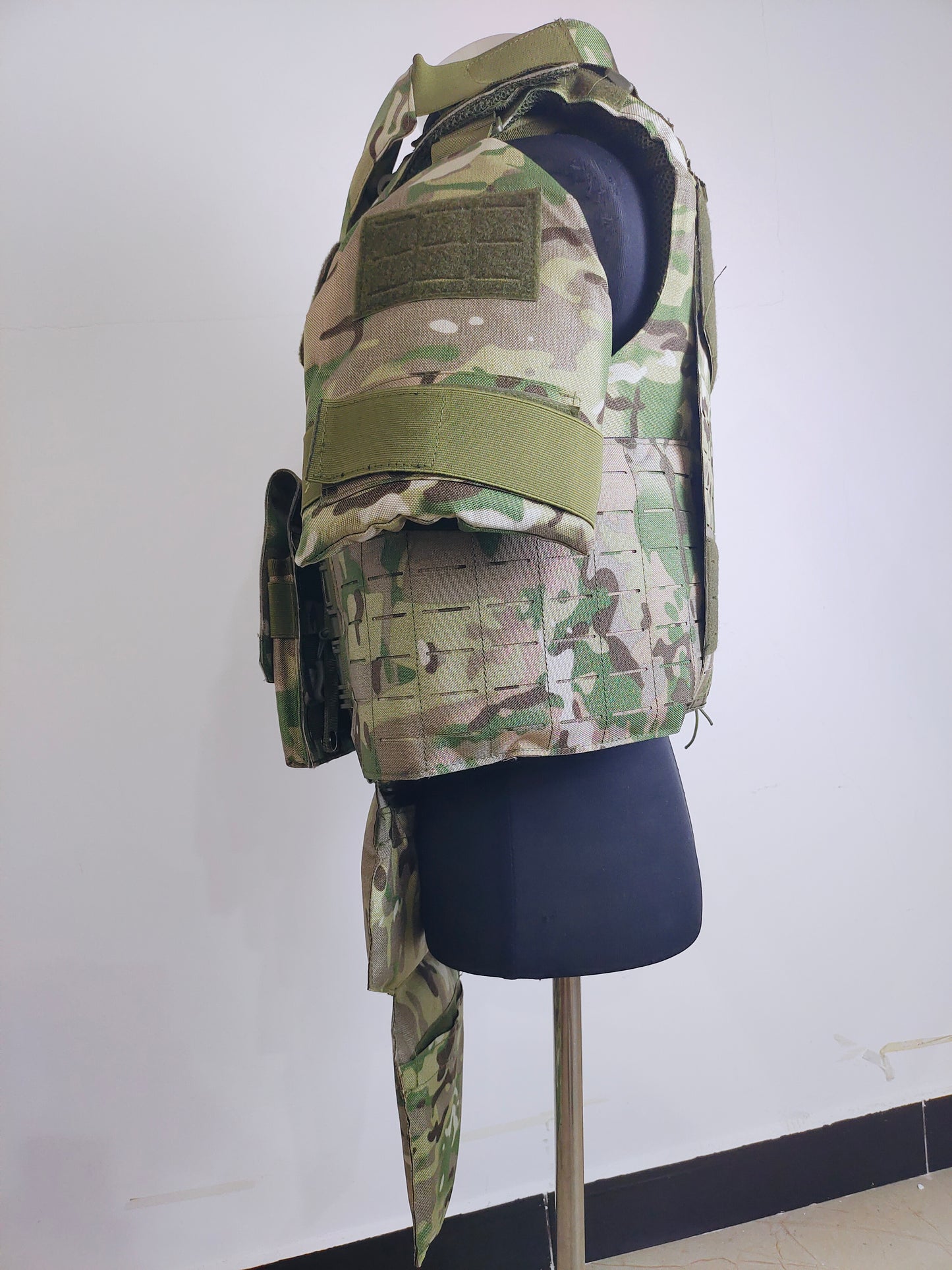 Heavy armor vest, full protective body armor with built-in bulletproof chips, NIJ IIIA bulletproof standard 1000D oxford cloth, triple tactical pack, quick disassembly vest, advanced protective equipment