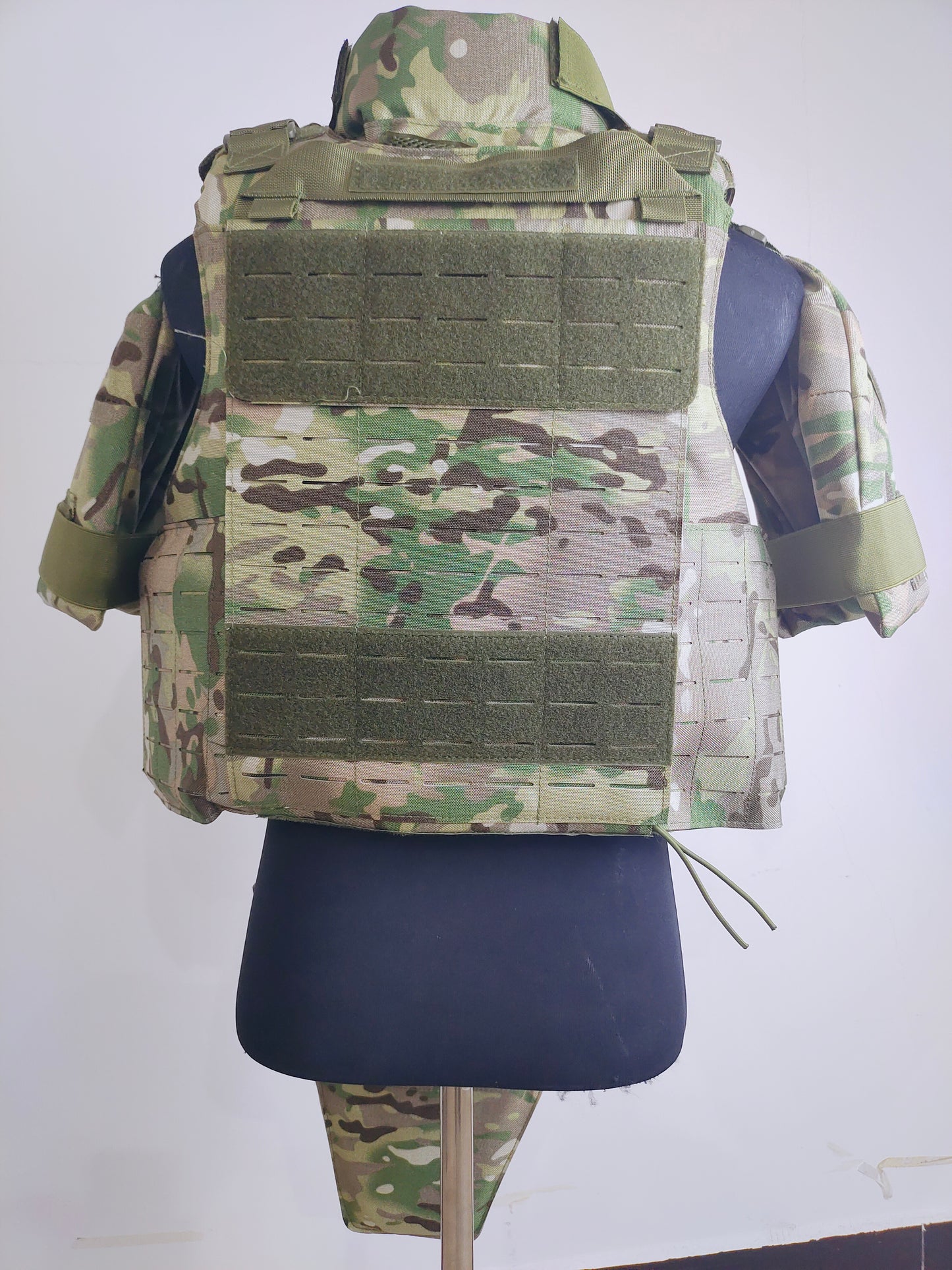 Heavy armor vest, full protective body armor with built-in bulletproof chips, NIJ IIIA bulletproof standard 1000D oxford cloth, triple tactical pack, quick disassembly vest, advanced protective equipment