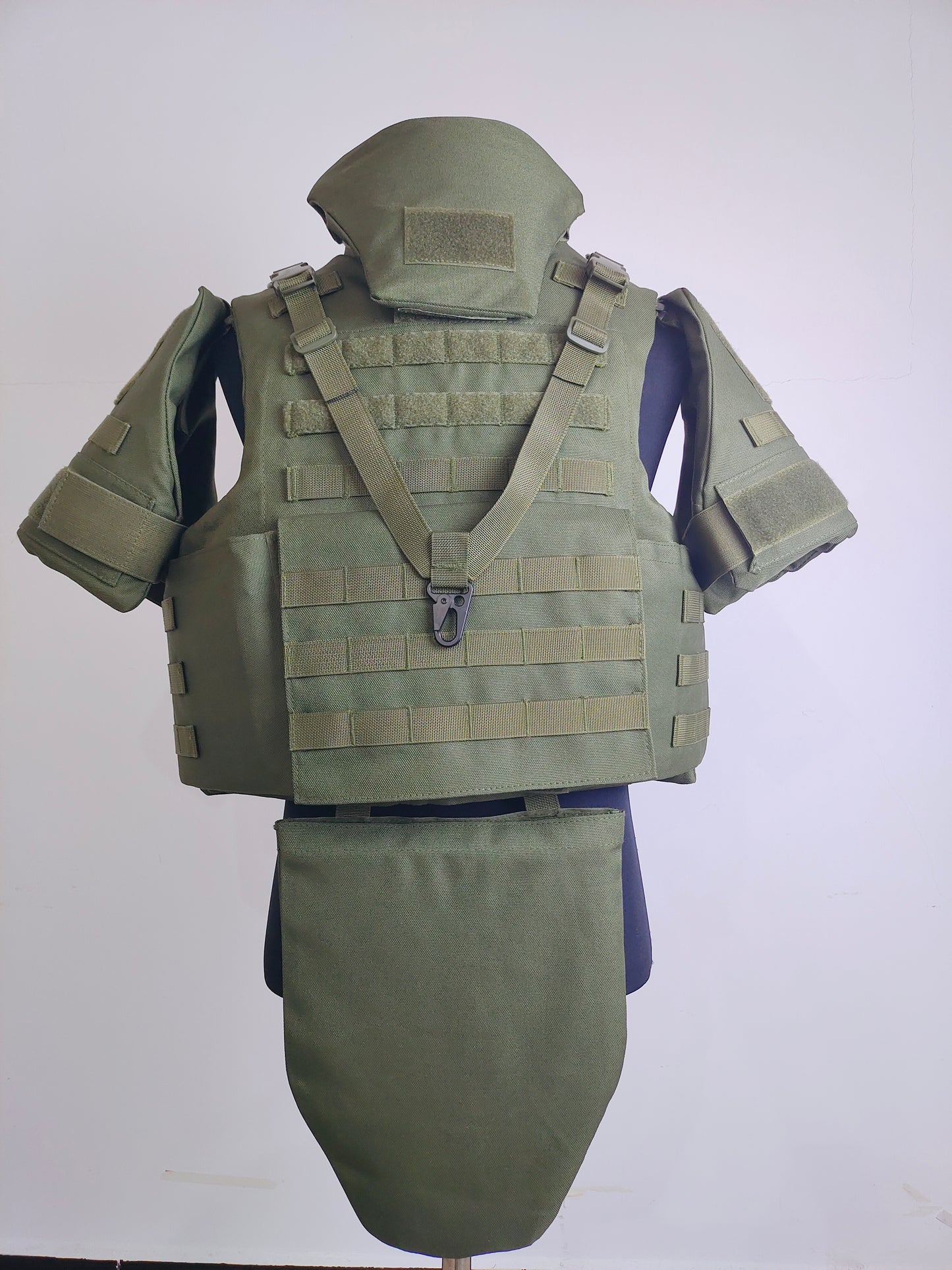 Heavy armor vest, full protection ballistic suit Built-in bulletproof chip, NIJ IIIA ballistic standard  1000D oxford cloth, non-quick release, advanced protective equipment