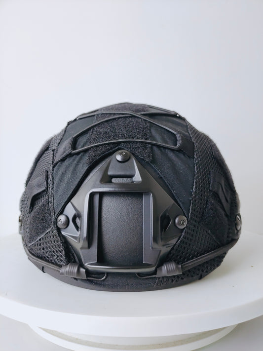 FAST helmet and helmet cover, tactical covering, multiple materials available, engineering plastic, fiberglass, PE fiber, Kevlar,black color, regular upholstery, advanced protective equipment