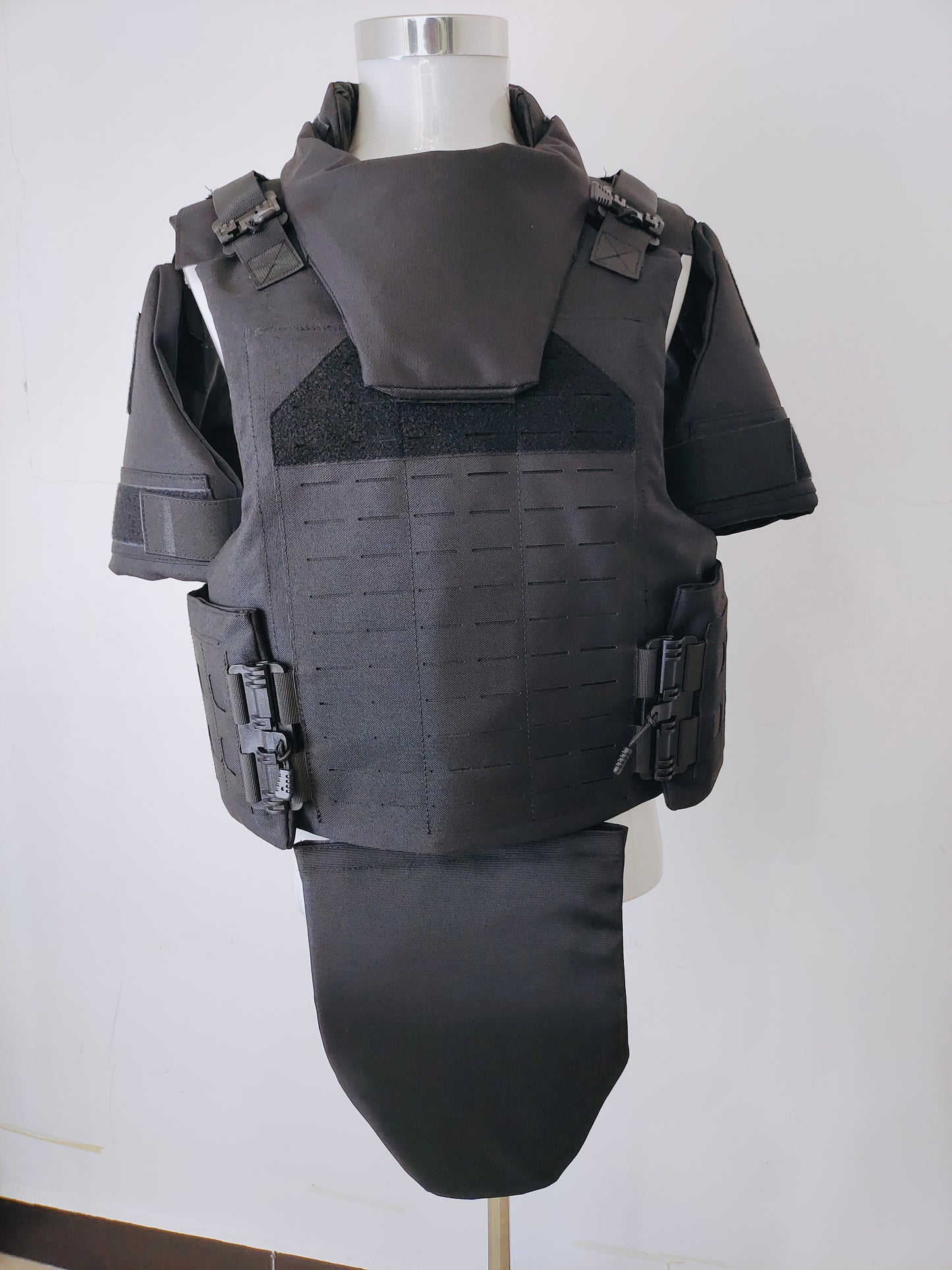 Heavy armor vest, full protection bulletproof suit with built-in bulletproof chip, NIJ IIIA bulletproof standard 1000D oxford cloth, quick-release vest, advanced protective equipment