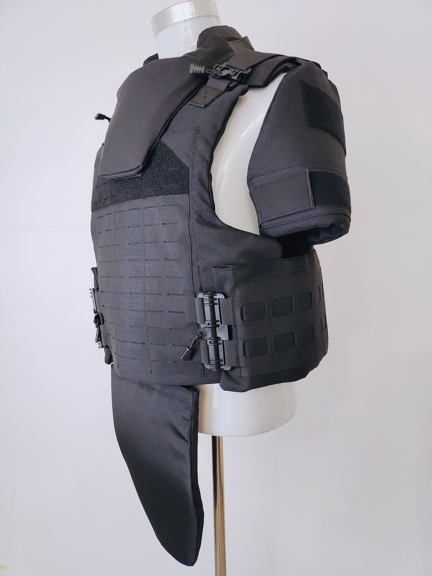 Heavy armor vest, full protection bulletproof suit with built-in bulletproof chip, NIJ IIIA bulletproof standard 1000D oxford cloth, quick-release vest, advanced protective equipment