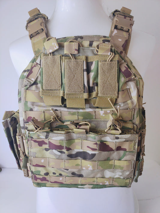 Tactical vest, high-strength fabric, wear-resistant, multi-equipment bag matching, quick disassembly, adjustable size, advanced protective equipment